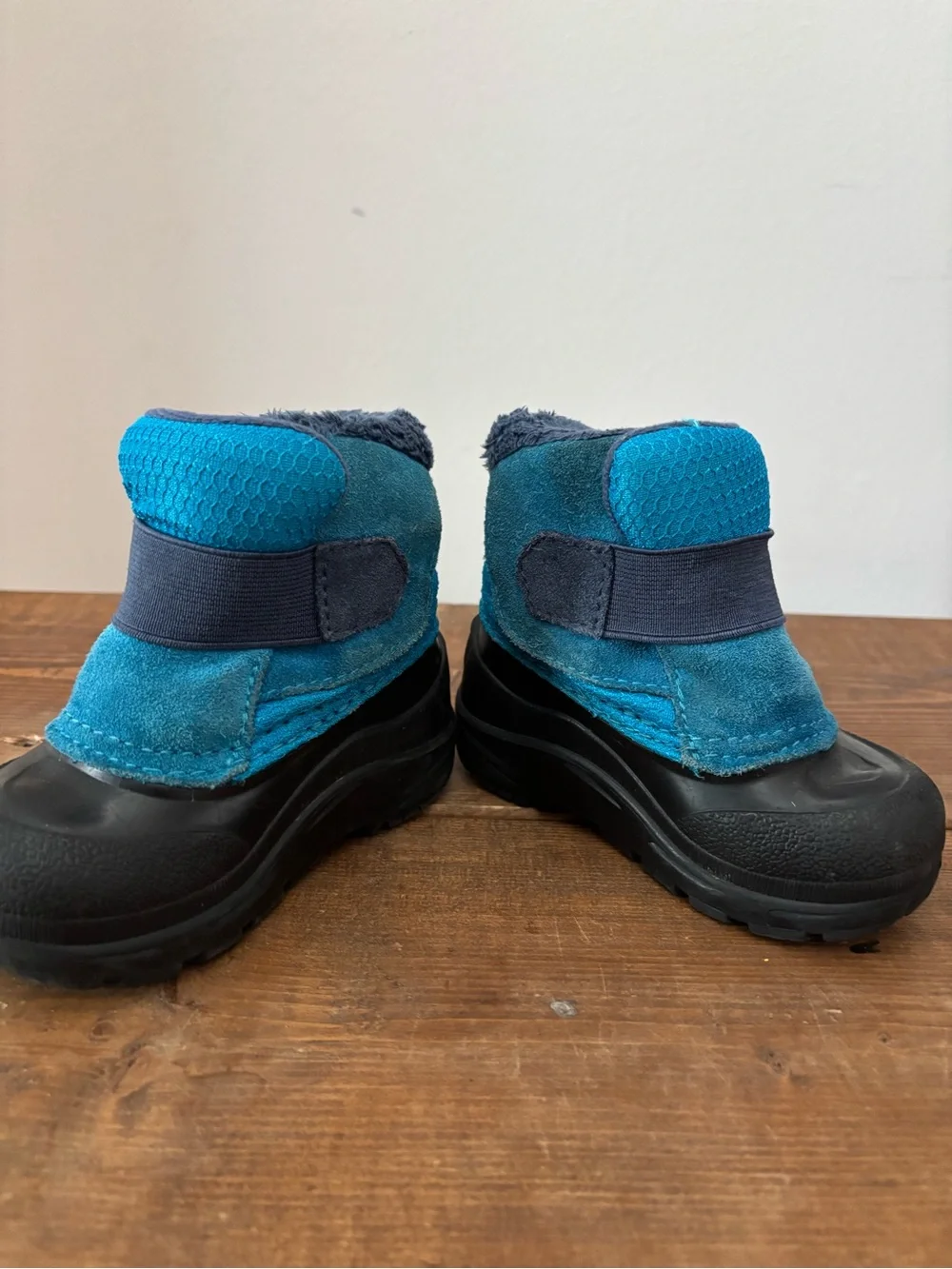 Toddler North Face Alpenglow Winter Snow Boots Blue Infant Size 6